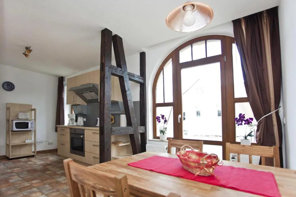 Ferienwohnung Auszeit am Kurpark Bad Berka - auch im Frühling toll! # Balkon # ruhige Lage # gratis Parkplatz & WLAN # Nähe Weimar # Weimarer Land