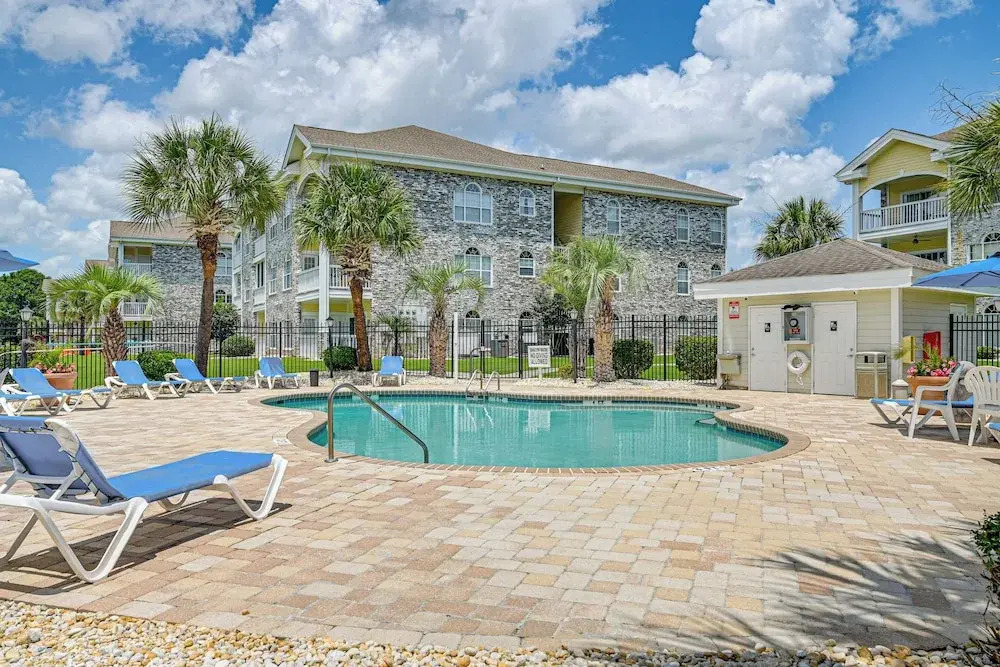 2 Mi to Beach: Pool-view Myrtle Beach Escape!