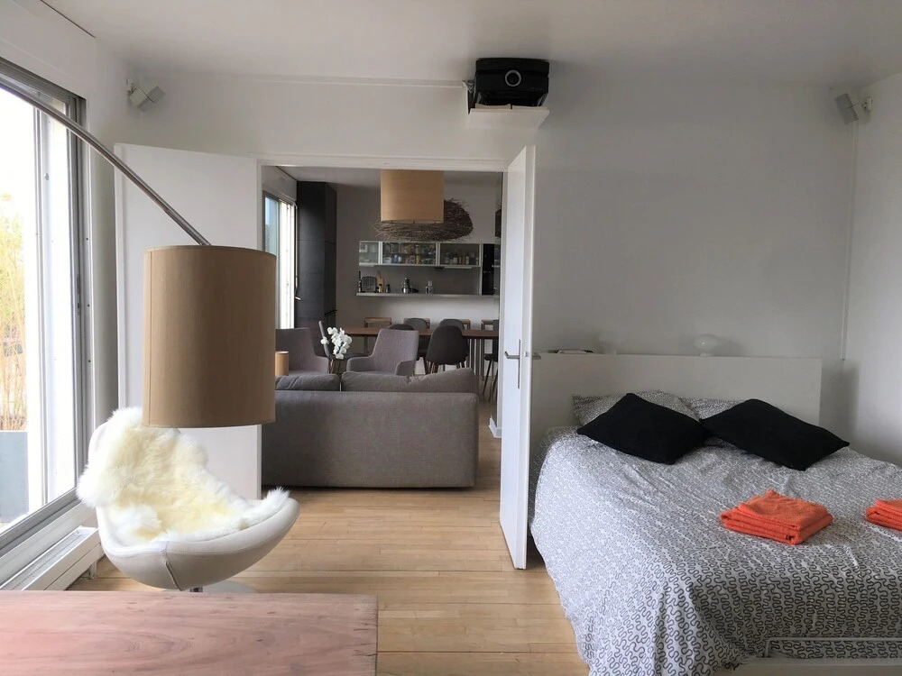 Apartment With 3 Bedrooms in Paris, With Wonderful City View, Enclosed