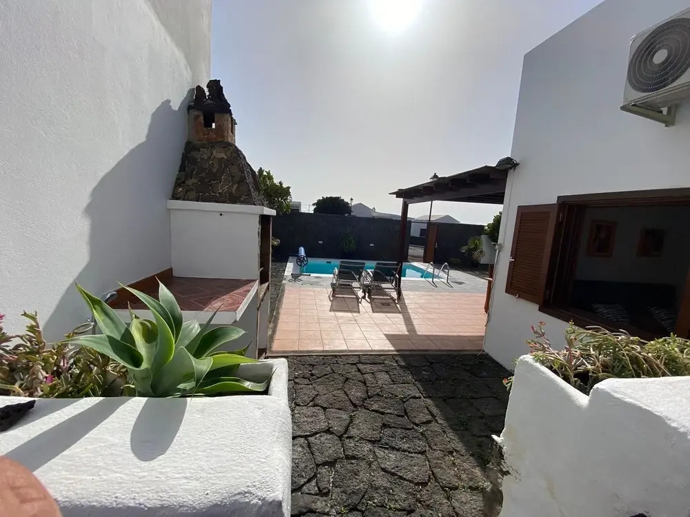 Individual Villa With Heated Solar Energy Pool With a Temperature of 30