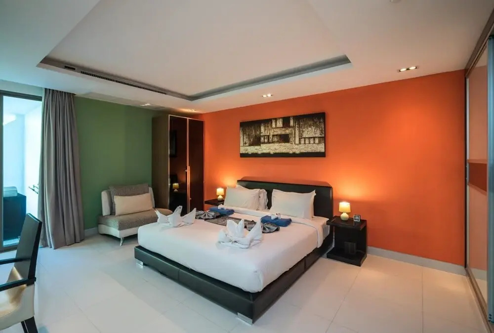 N308 - Walk to the Beach Apartment in Kamala Pool gym Parking