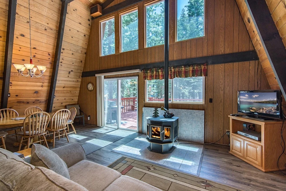 Snug Log Cabin In Carnelian Bay by RedAwning