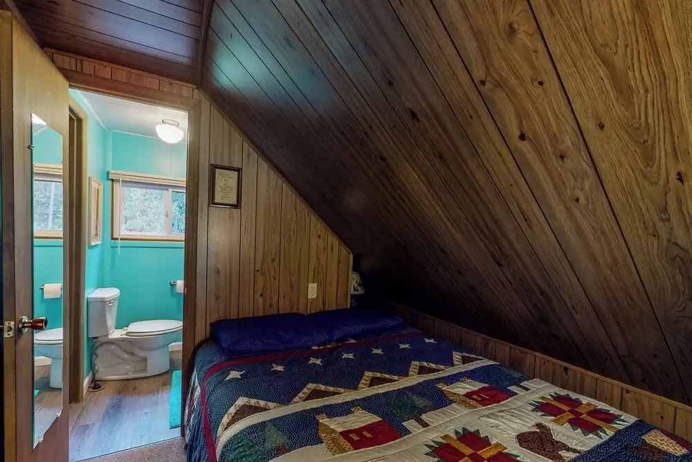 Deck & Mtn Views! Family A-frame Cabin Near Stream