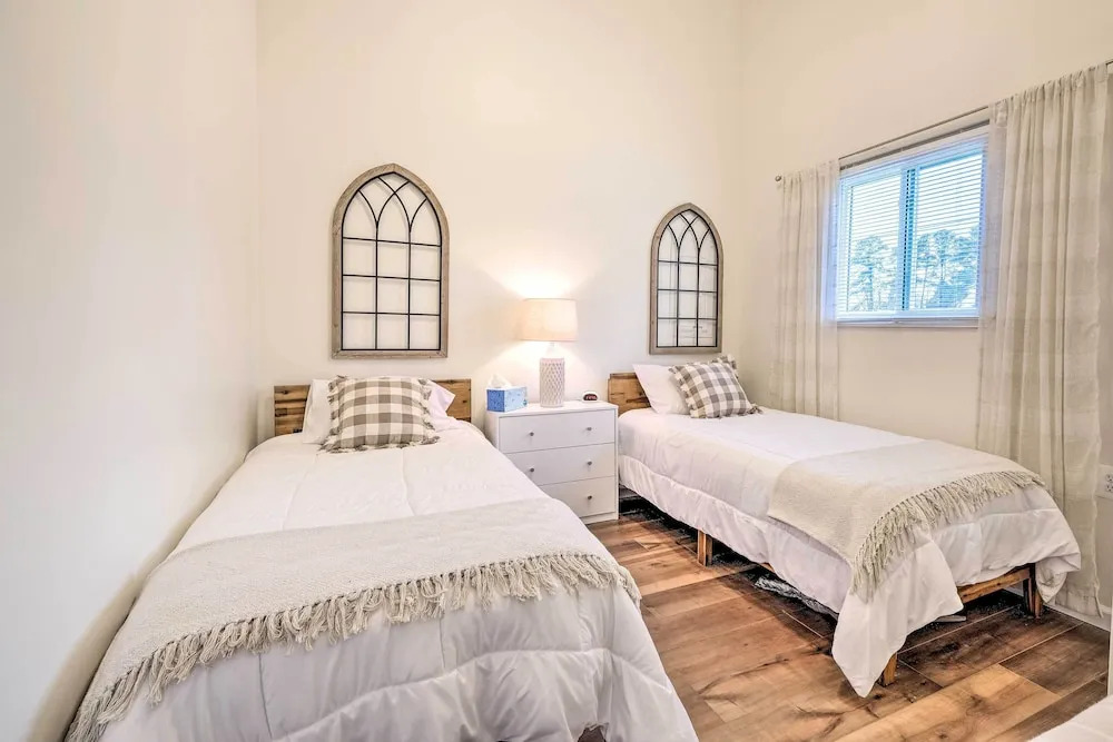 Waterfront Cottage w/ Private Beach + Deck!