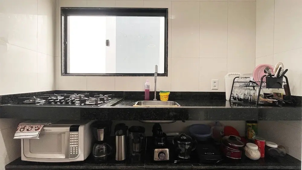 The Férias Loft confortável c cozinha