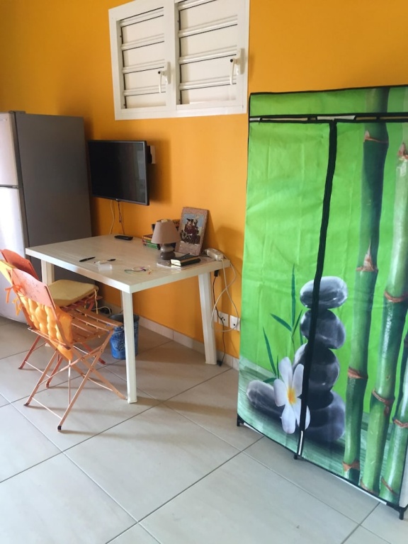Studio in Capesterre Belle Eau, With Wonderful sea View, Furnished Terrace and Wifi - 15 km From the Beach