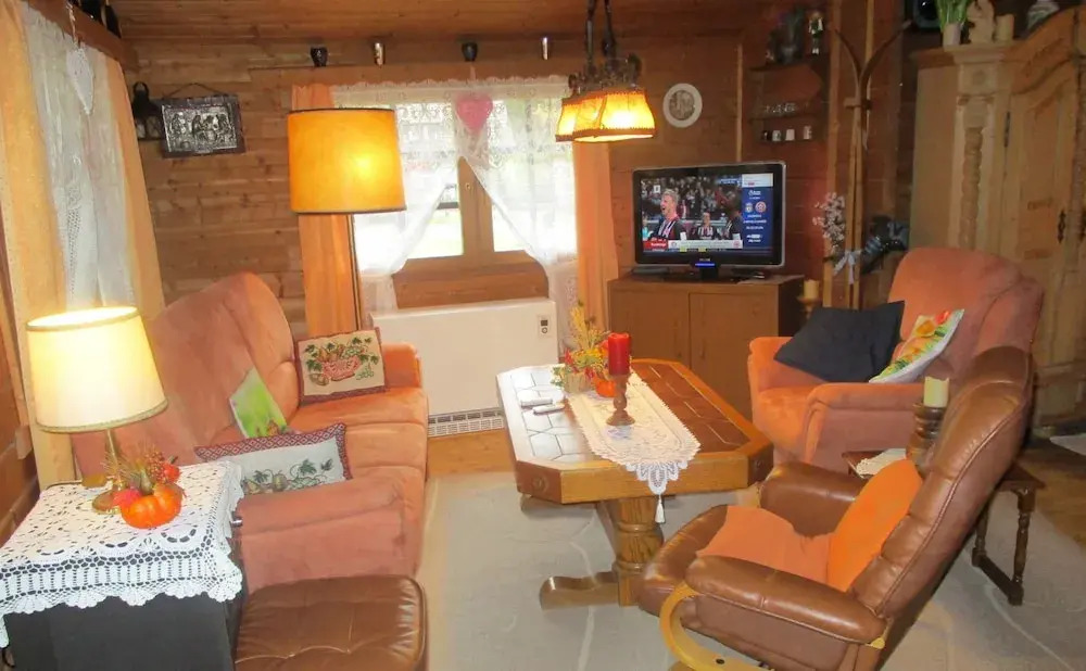 Detached Wooden House with Fireplace & Large Garden near Bad Wildungen