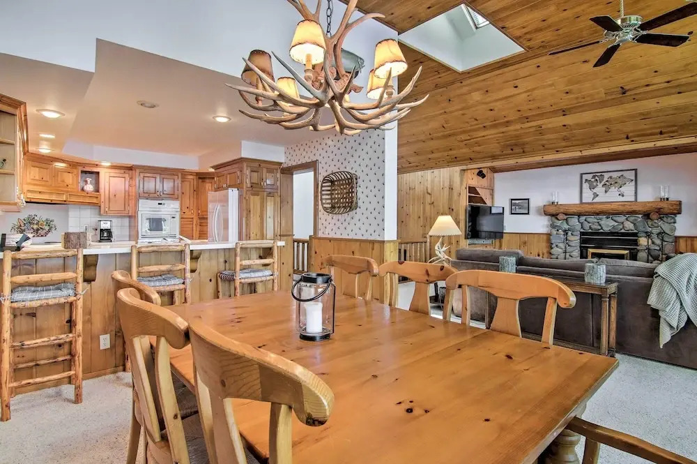 Dock Access & Hot Tub: Waterfront Meeks Bay Home
