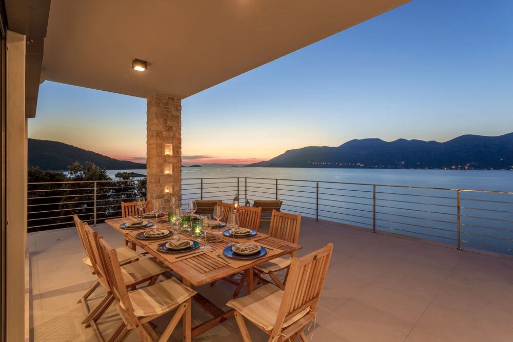 Beachfront Villa Poseidon with Heated Pool