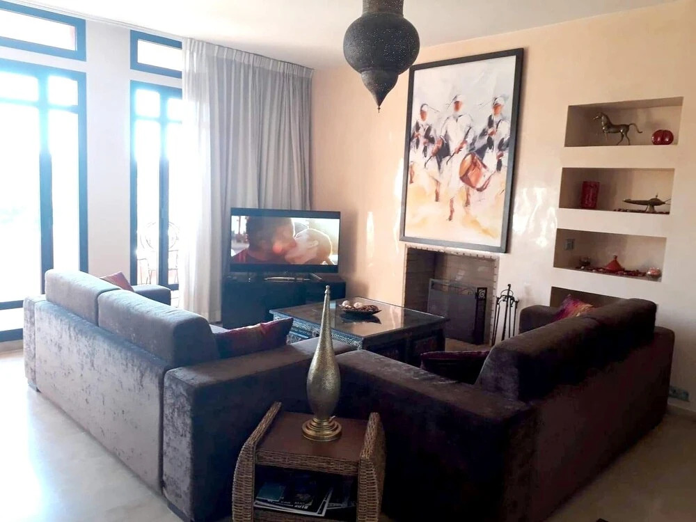 Apartment With 2 Bedrooms in Marrakech, With Pool Access, Furnished Te