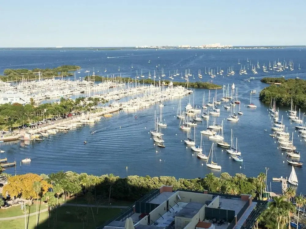 Ocean, Marina & City View Studio + Balcony #1