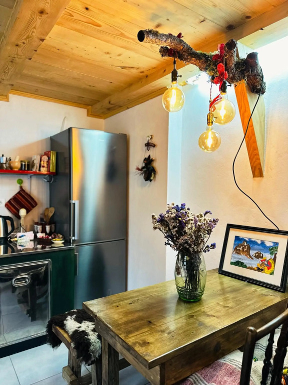 Handcrafted wooden apartment