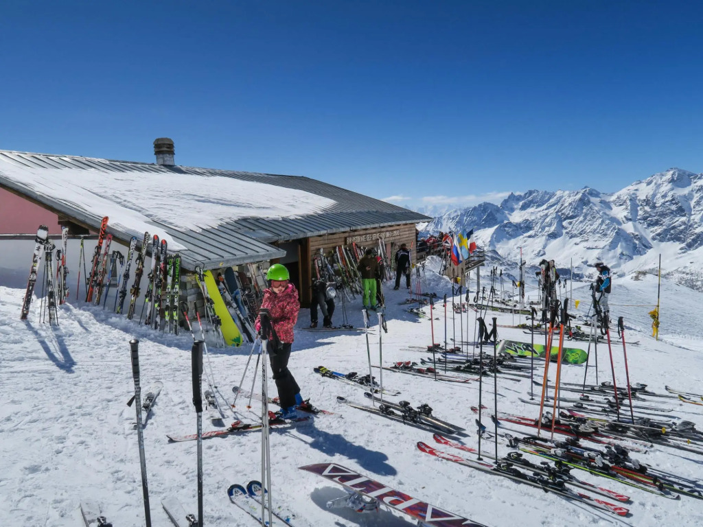 Just 30m from the ski lifts