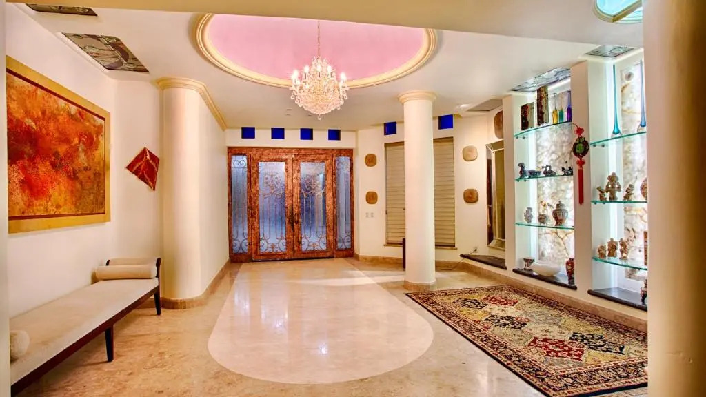 Luxury Waterfall Suite overlooks the impressive 60 feet high waterfall