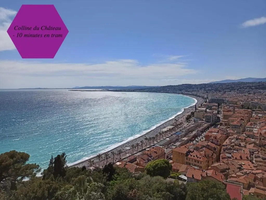 Studio - 1 minute de la plage et de la Promenade des Anglais