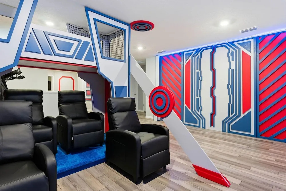 Luxury Themed Villa Pool Theater Game Room