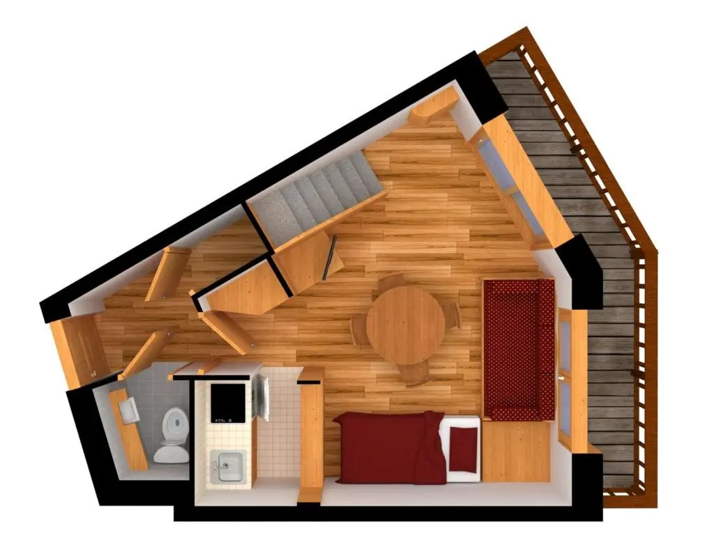 Appartement Courchevel 1650, 1 pièce, 5 personnes - FR-1-563-91