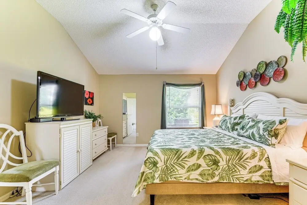 Single-Story Home with Golf Cart in The Villages