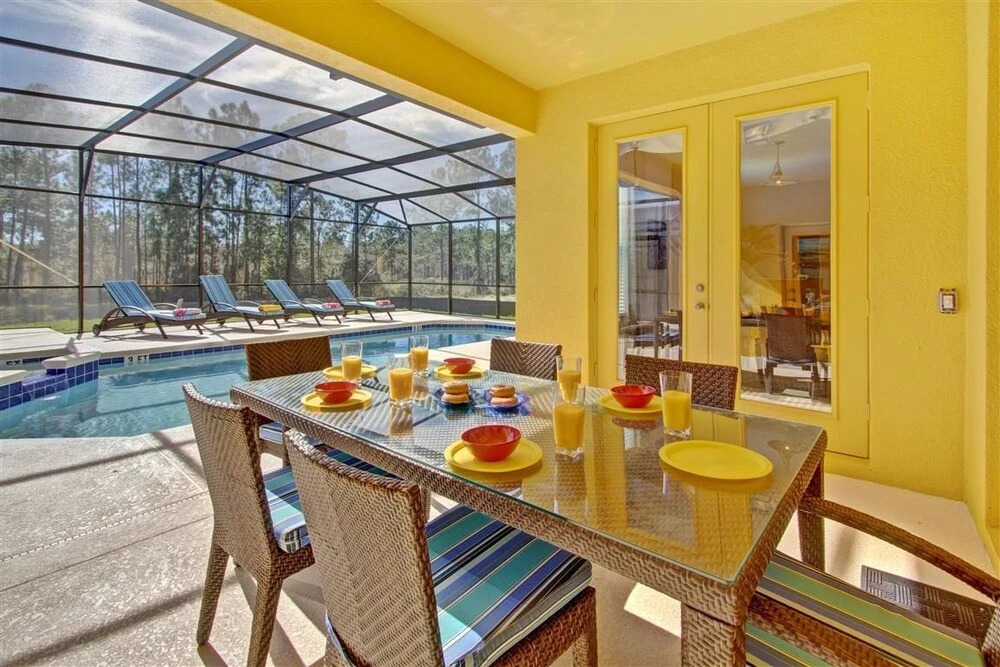Spacious 6-Bedroom Getaway with Game Room, Private Spa & Sunny Pool Deck in Premier Resort Setting