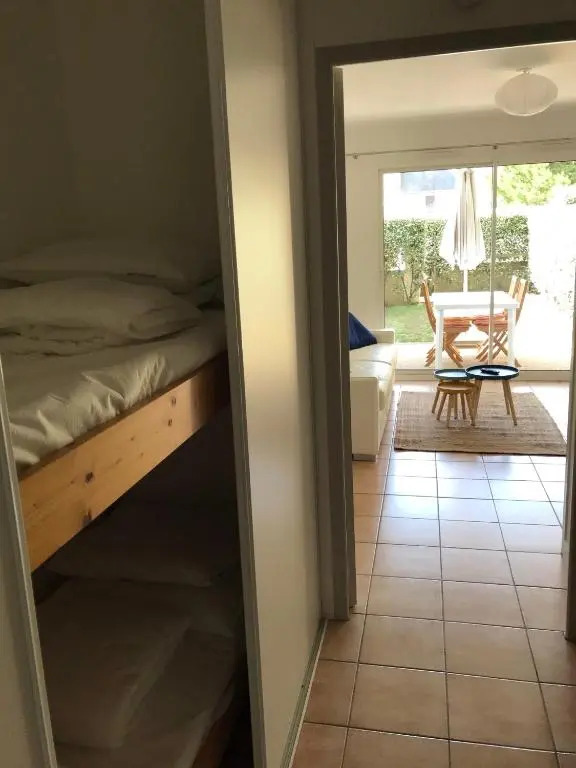 Studio L'Air Marin avec terrasse et jardinet à 2 pas de la plage