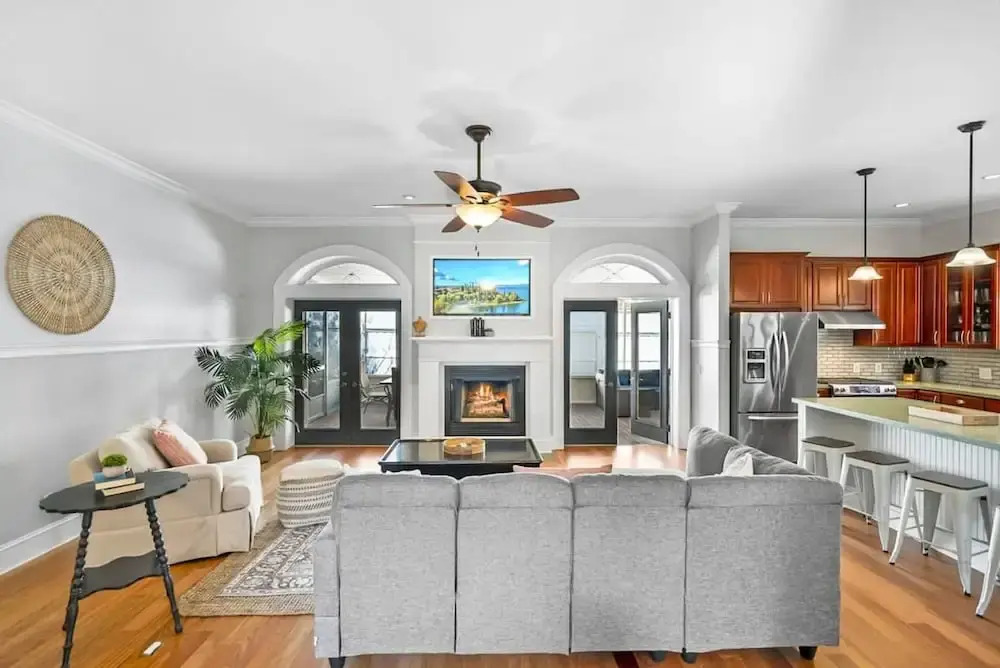 Beach Home w Pool Golf Cart Game Room Dogs Ok