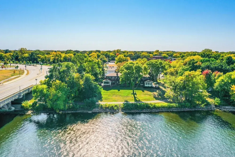 Riverfront Champlin Townhome w/ Deck & Water View!