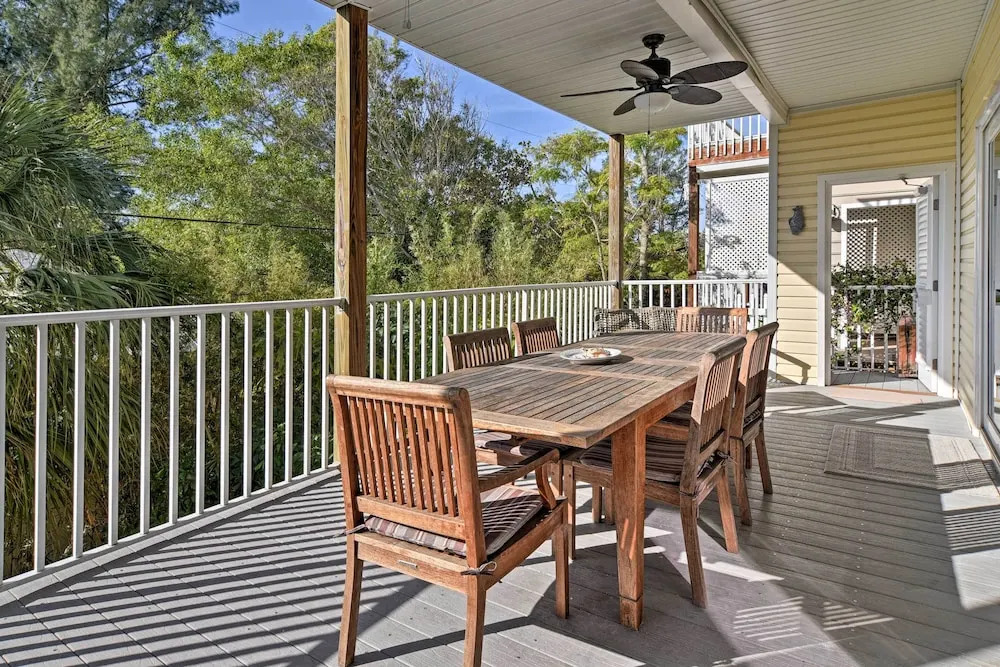 Walk to Shore: Holmes Beach Home w/ Pool & Hot Tub