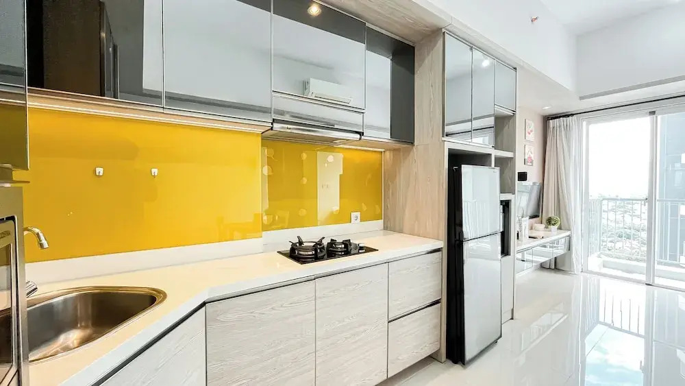 Brown Accent 2Br At Apartment Casa De Parco