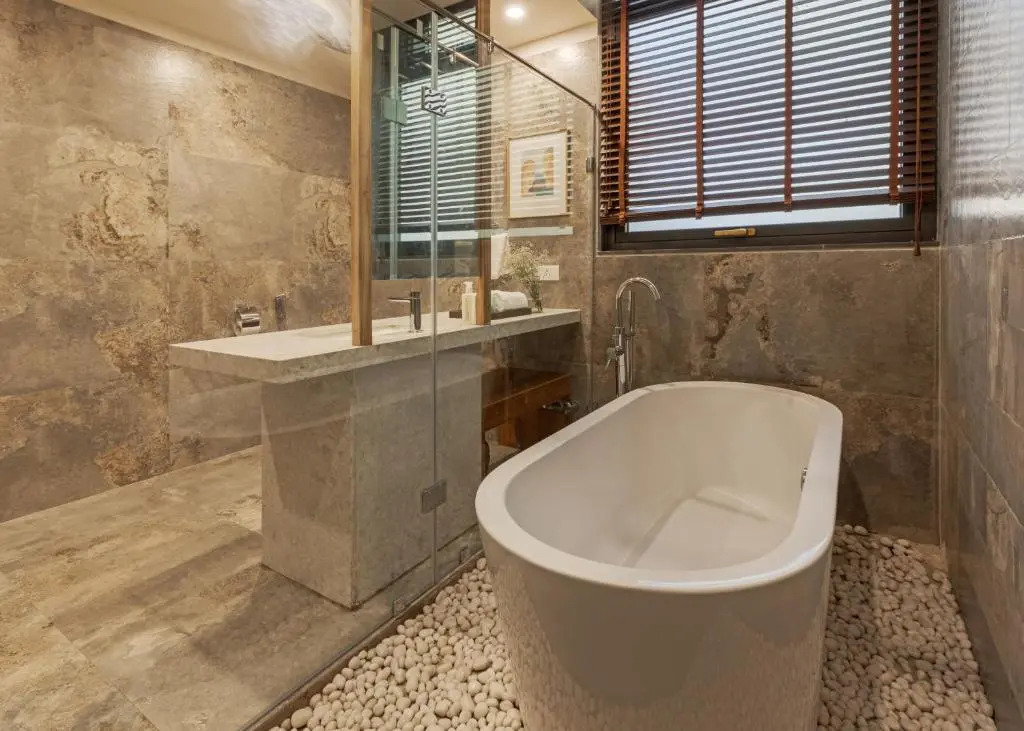 SaffronStays Camelot by the Lake - 3BR villa with glass walls, TT, projector, and gardens, Udaipur