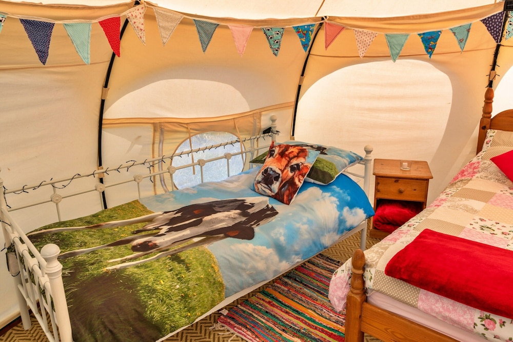 Bell Tent Near North Devon Beaches, No Deposit