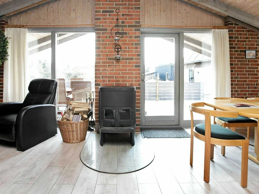 Vintage Holiday Home in Henne With Sauna