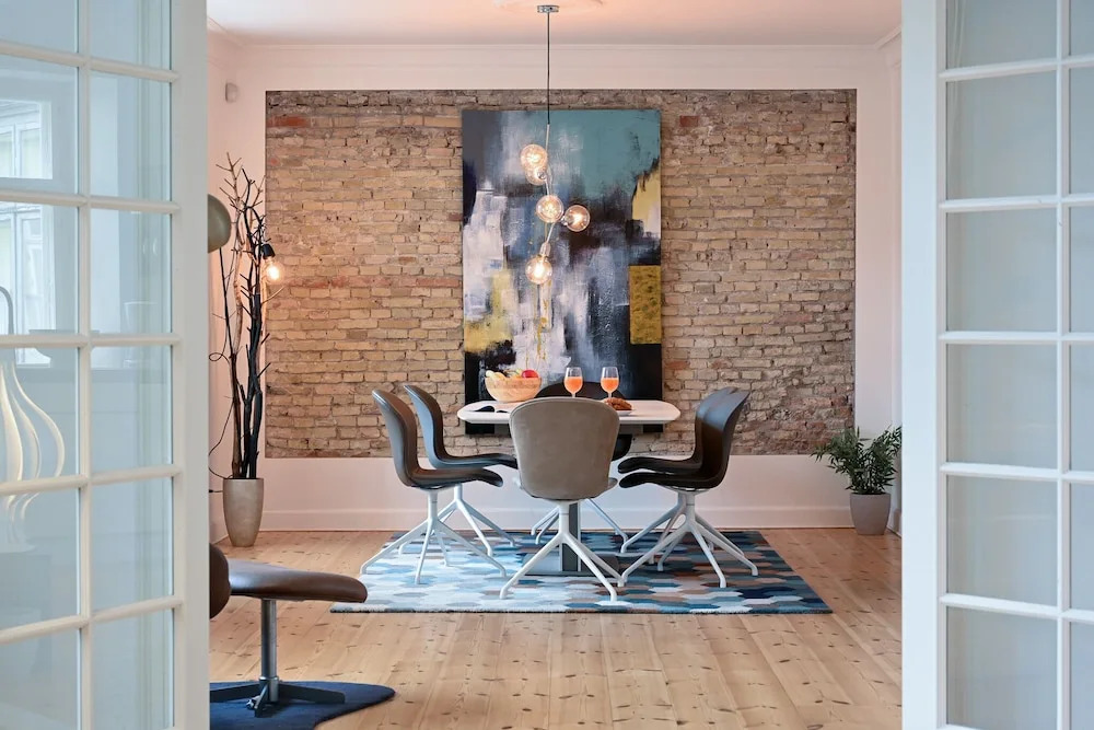Fantastic Duplex Apartment with Modern Danish Design Furniture