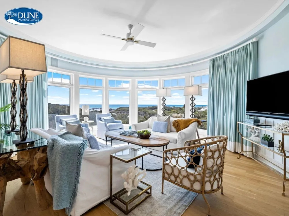 GULF VIEWS from ALL Bedrooms! 308 Compass Point 1 in WaterSound Short walk to the beach and pool 3 Condo by RedAwning