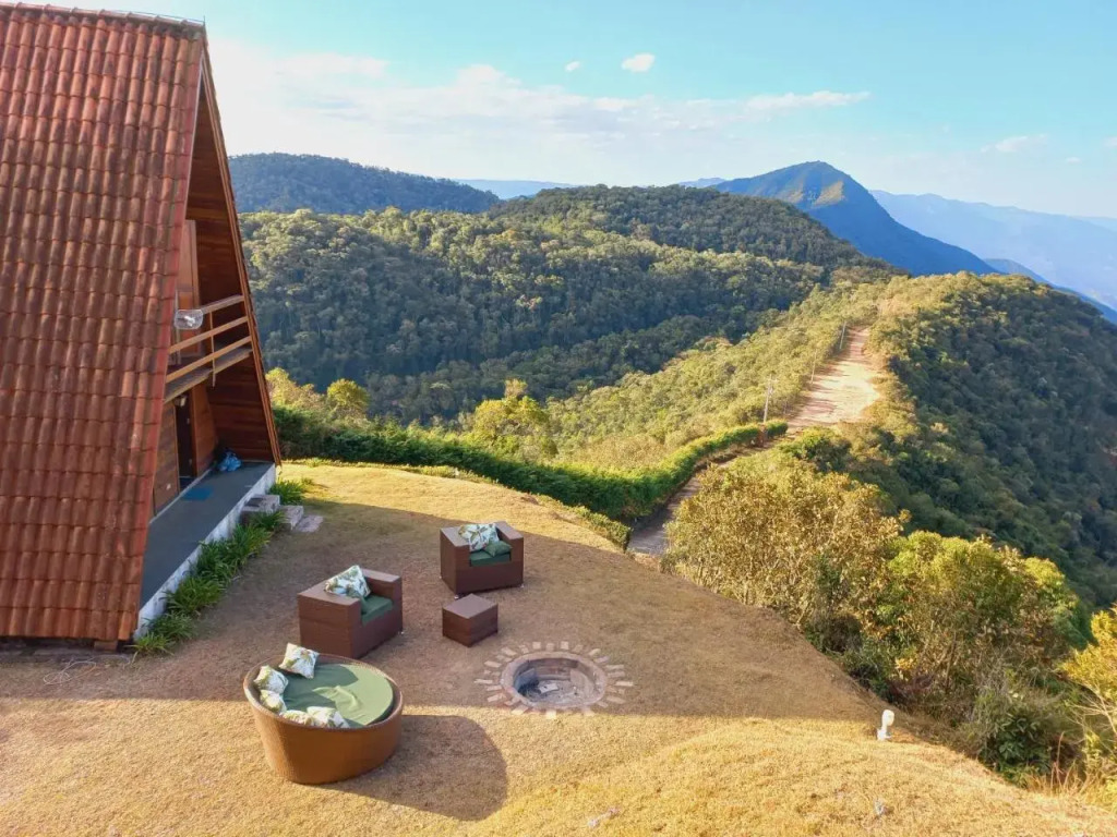Mirante 45 - O Chalé mais alto do Brasil, localizado a 24km de Campos do Jordão