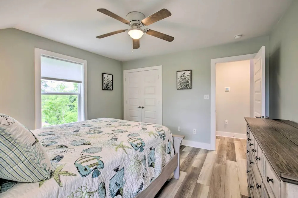 Modern Waveland Home w/ Deck, Walk to Beach!