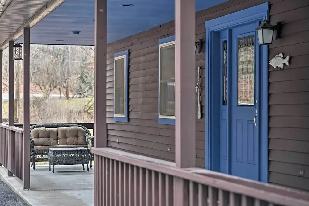 Riverfront Elkins Home w/ Fireplace & Deck!
