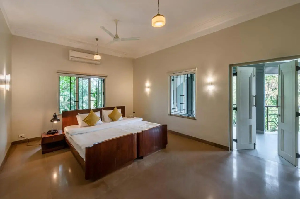 SaffronStays Odeon - 4BR heritage art deco villa with cantilever pool, verandahs & forested lawns