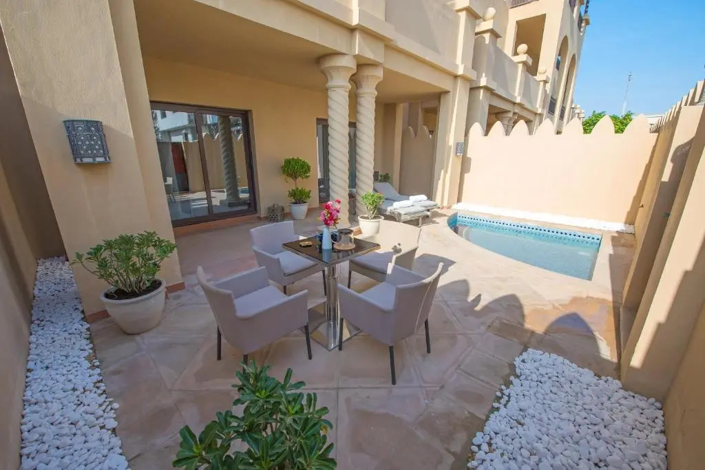 Luxurious 3BR Townhouse with Maid's & Private Pool in Palm Jumeirah
