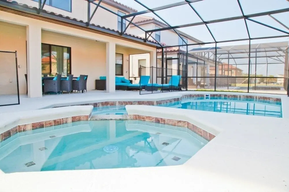 New Sleeps 16 W/pool,spa& Star Wars Game Room 6 Bedroom Villa