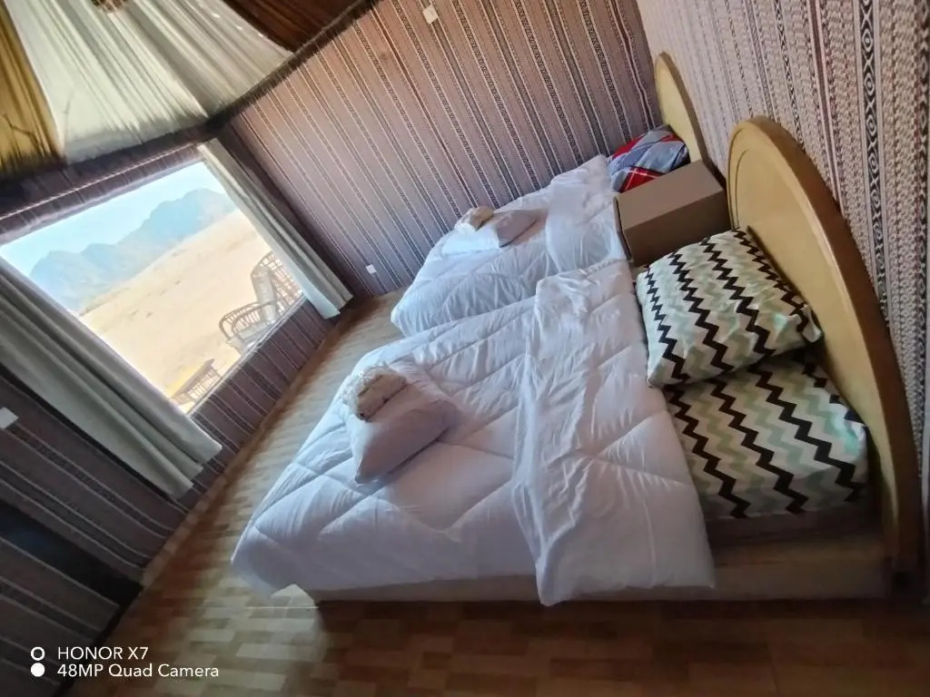 Glamping at wadi rum under the sun