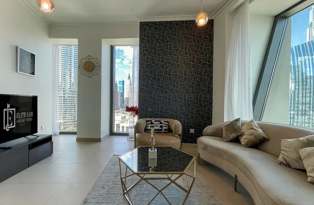 Elite LUX Holiday Homes - 3BR Full Burj Khalifa Fountain Views in Downtown