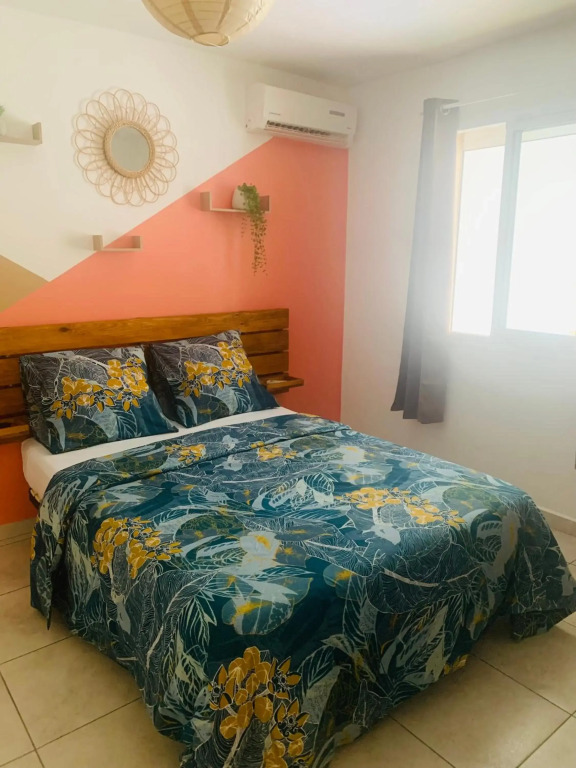 Appartement d'une chambre avec piscine partagee jardin clos et wifi a Le Gosier a 2 km de la plage