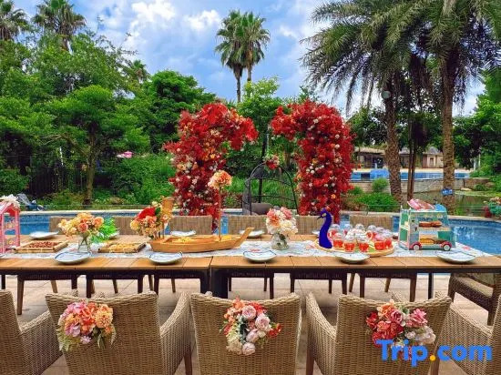 Island lakeside villas throughout the territory