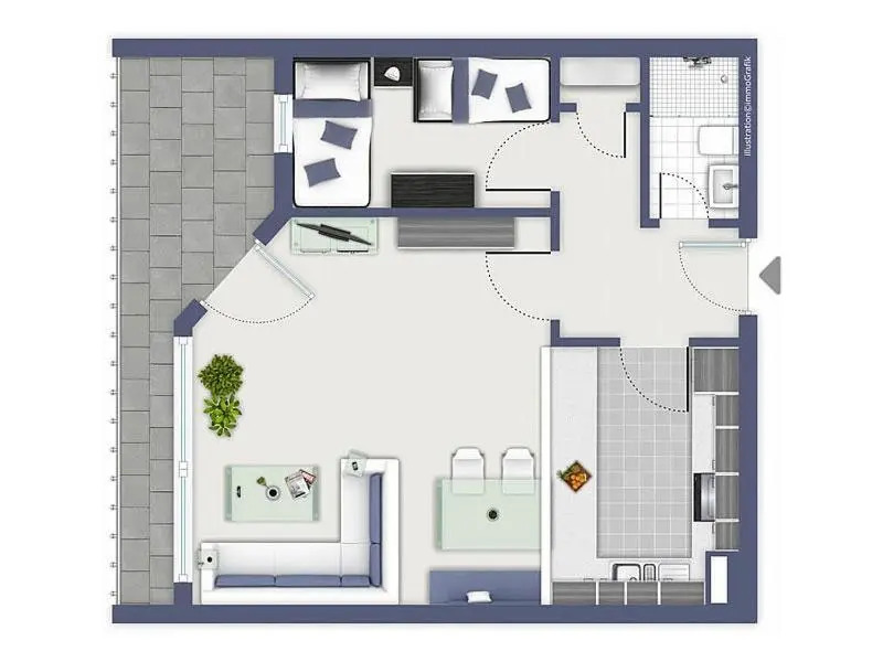 Strandhotel Wohnung 61