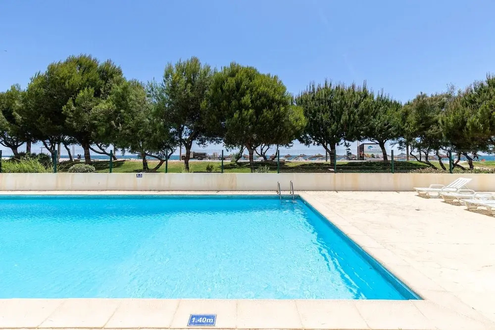 Superb Front Beach Pool Sea View Carteia Flat