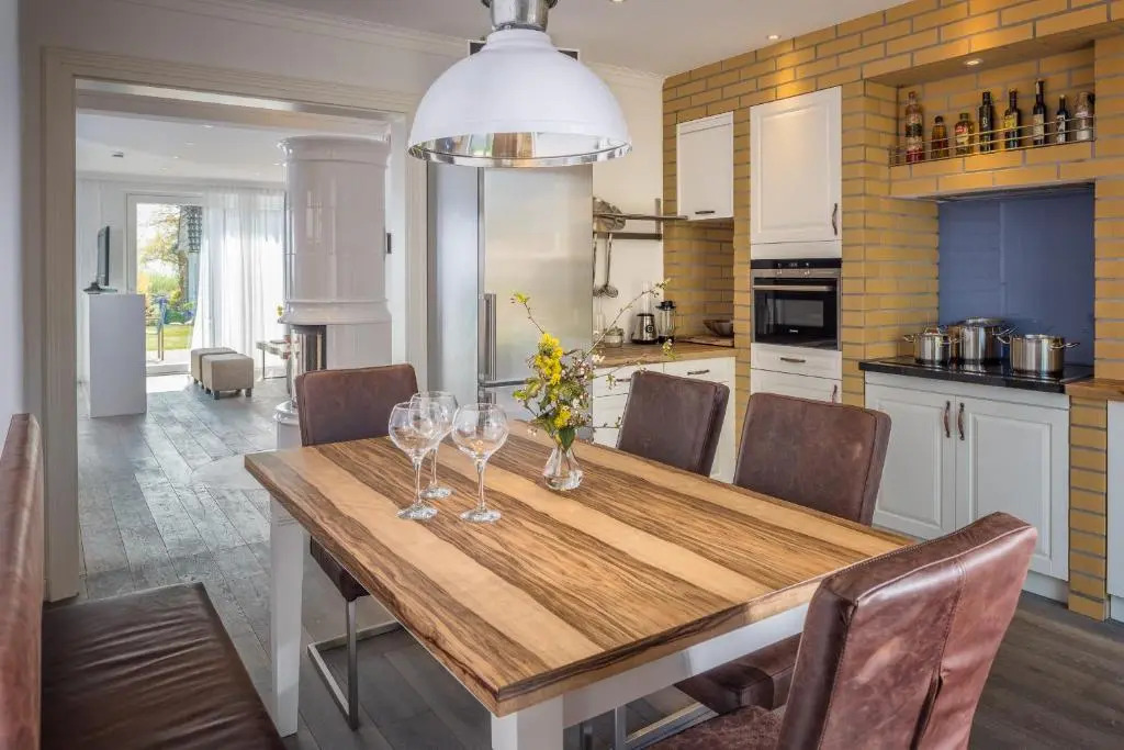 Villa Lotsenhäuser Rügen - Luxus Ferienhaus - 3 Schlafzimmer - Sauna - Dachterrasse mit Boddenblick