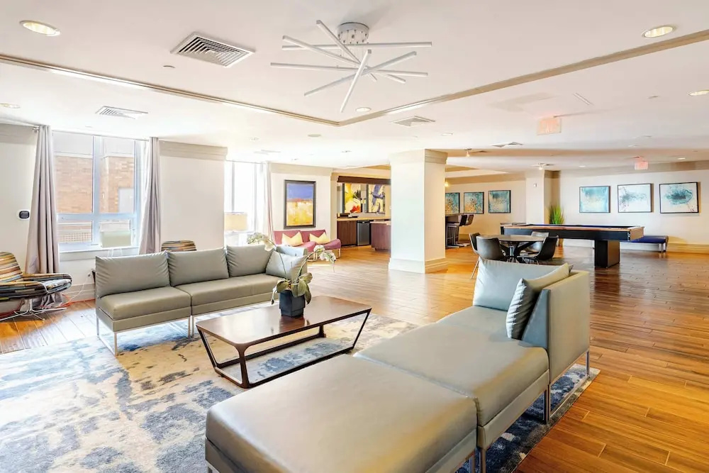 Downtown Silver Spring 2BR Skyline Balcony Suite Walkable to DC Metro Luxepad