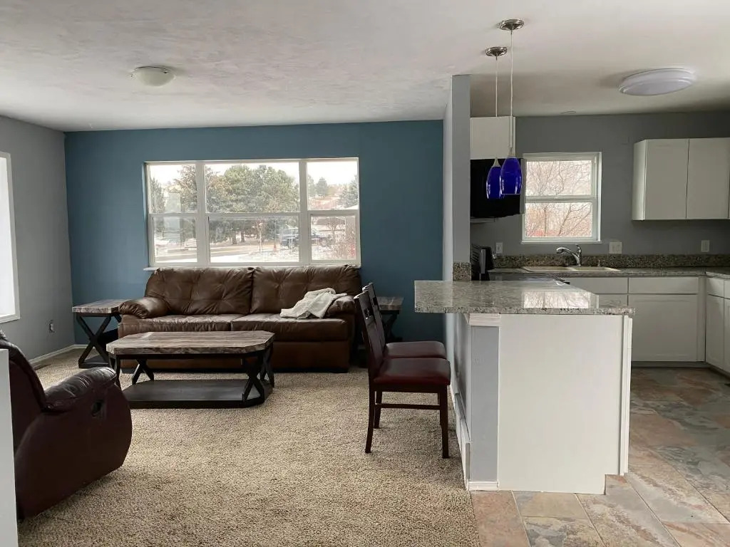 Three bedrooms with one king bed