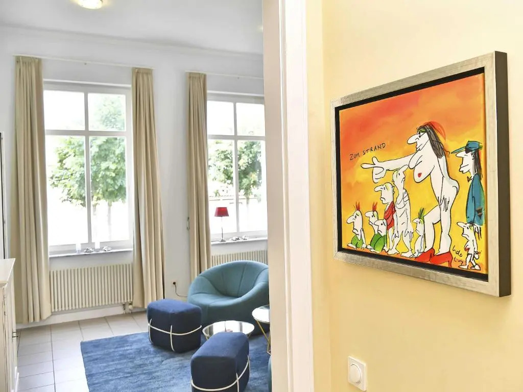 Villa Strandeck in Binz - WG 1 mit Meerblick, Terrasse, Wintergarten