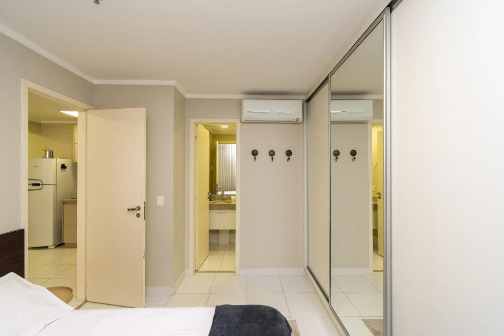 Apartamento De 1 Quarto No Ed. Metropolitan Barcelona   Jardim Goiás   Mb407a
